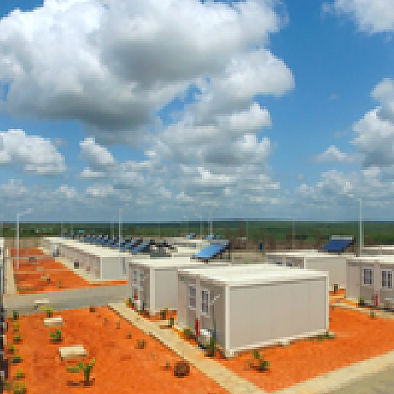 Wadah paket datar 20 kaki