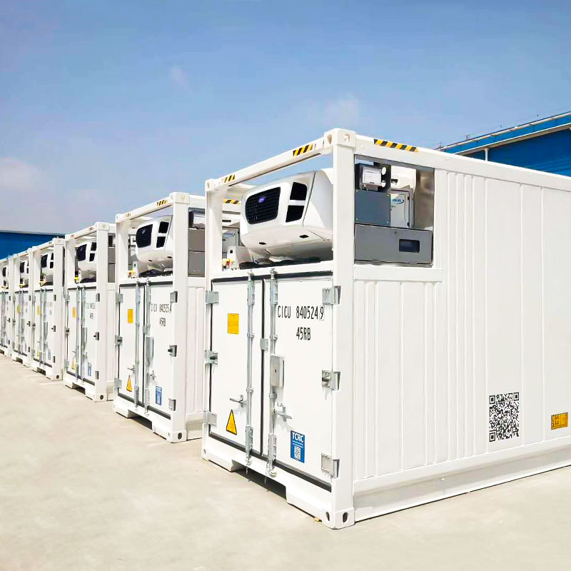 Wadah Reefer Kereta Api 40 kaki