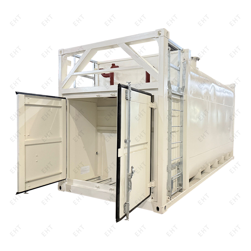 Wadah tangki cairan minyak ISO 20 kaki